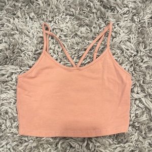 Pink crop top
